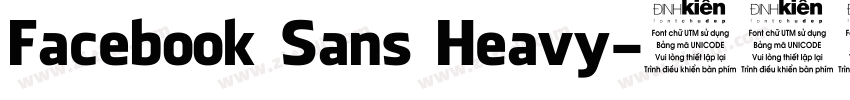 Facebook Sans Heavy字体转换